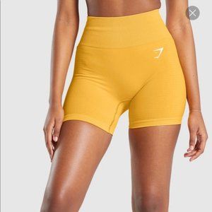 Gymshark Vital Seamless 2.0 Shorts Yellow Marl